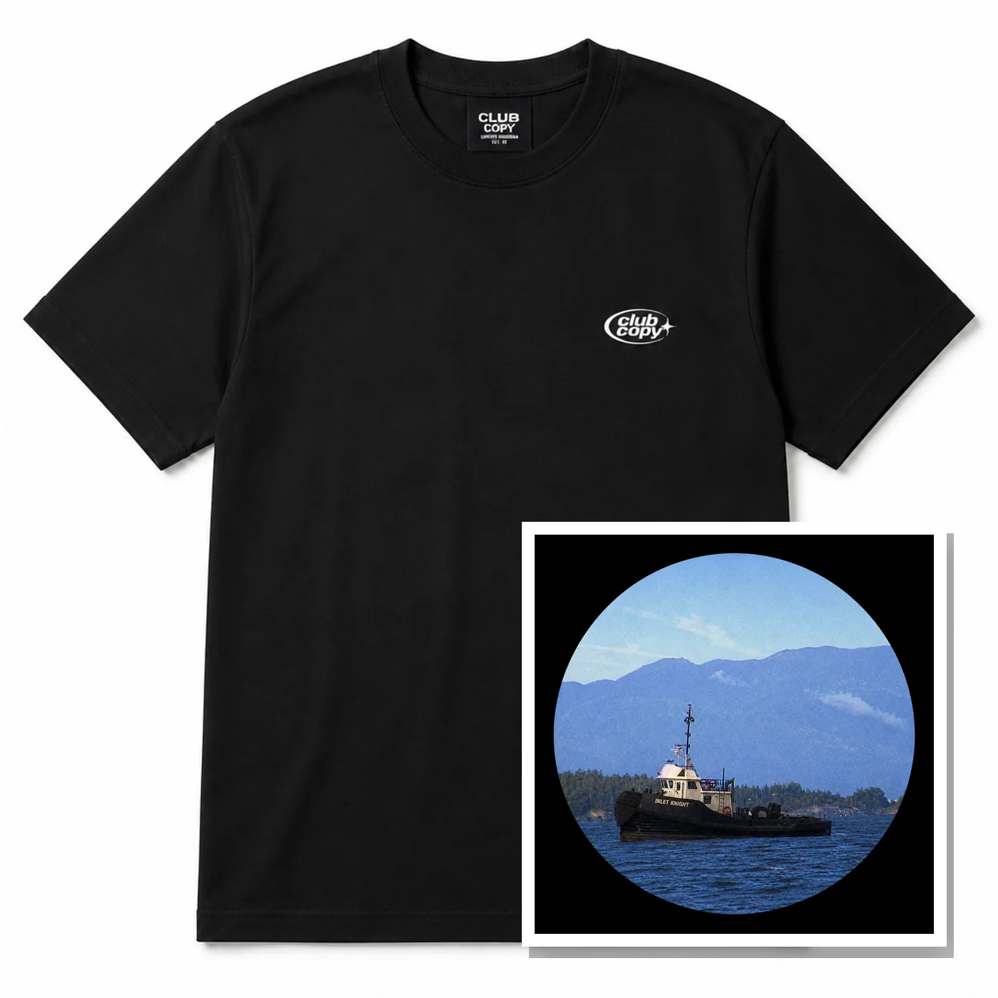 Bundle tee black with cassette