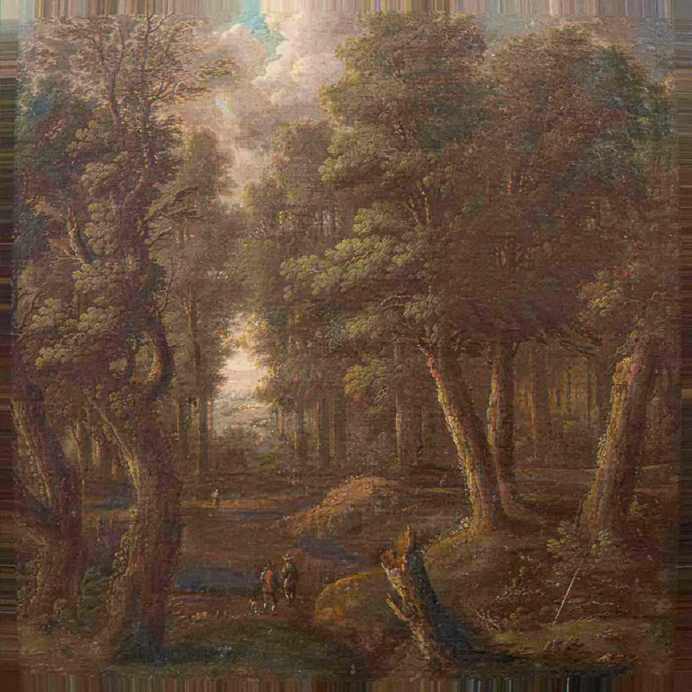 A forest path. Public domain.