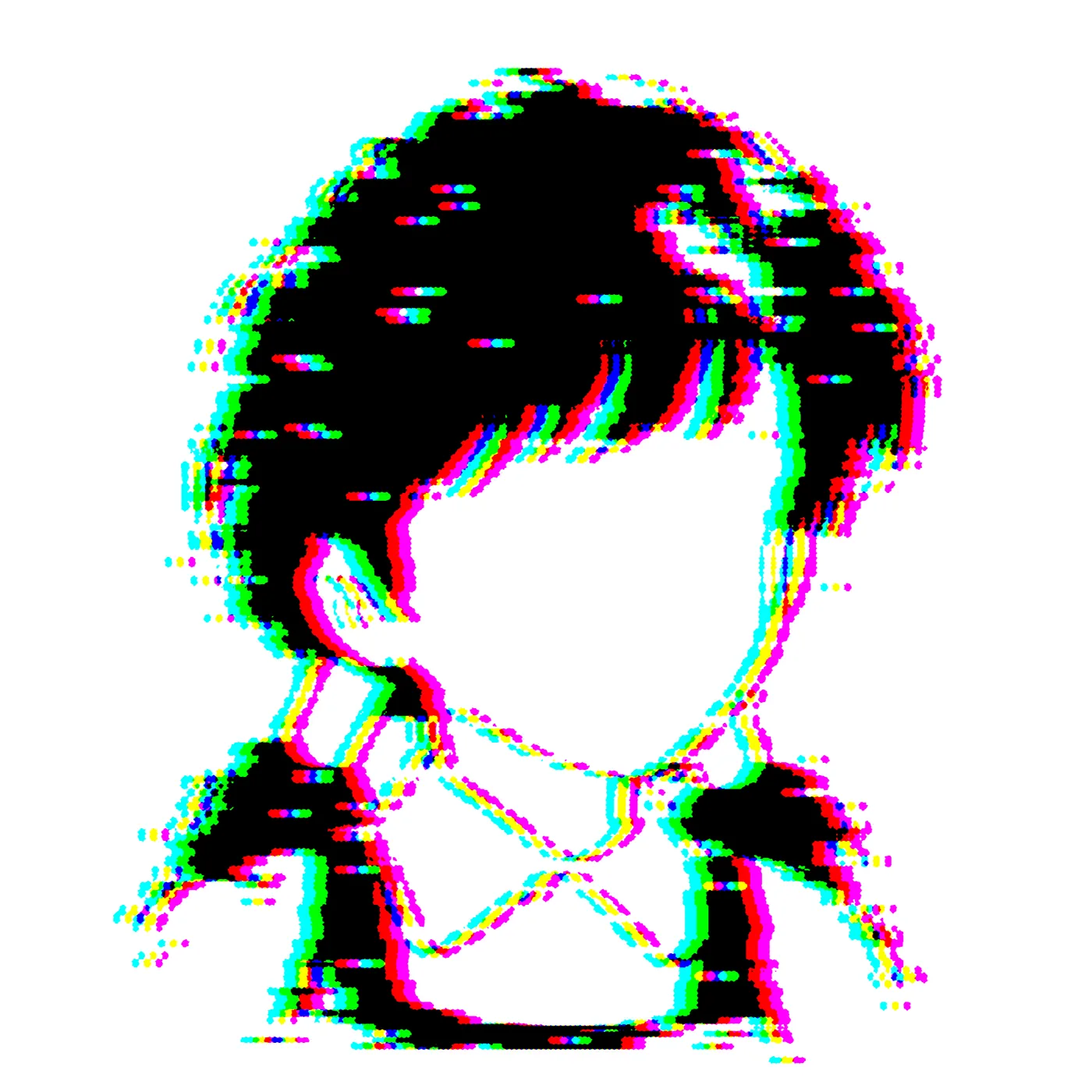 Still Riding (Molly Haze Edit) glitch portrait artwork